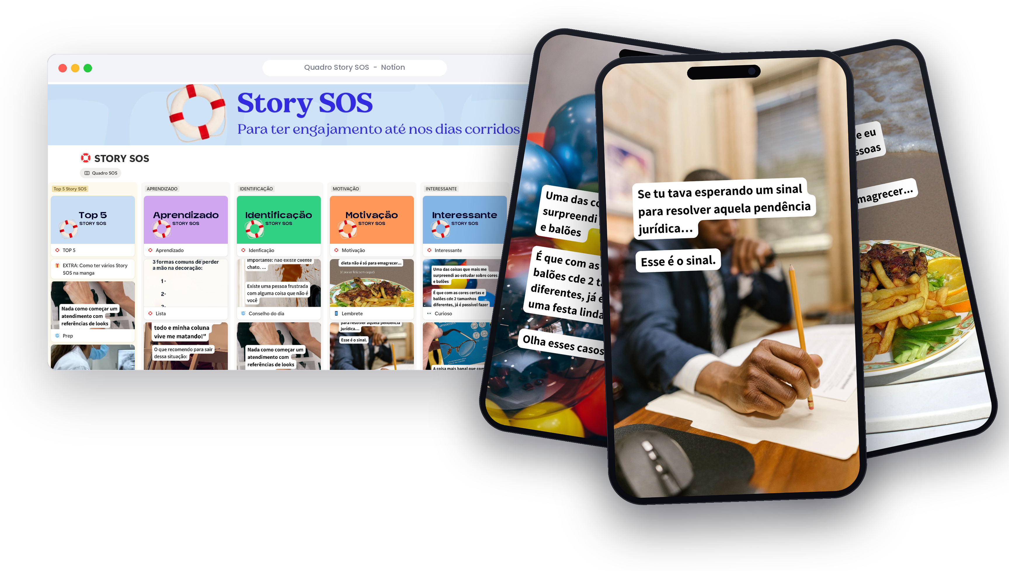 Quadro Story SOS