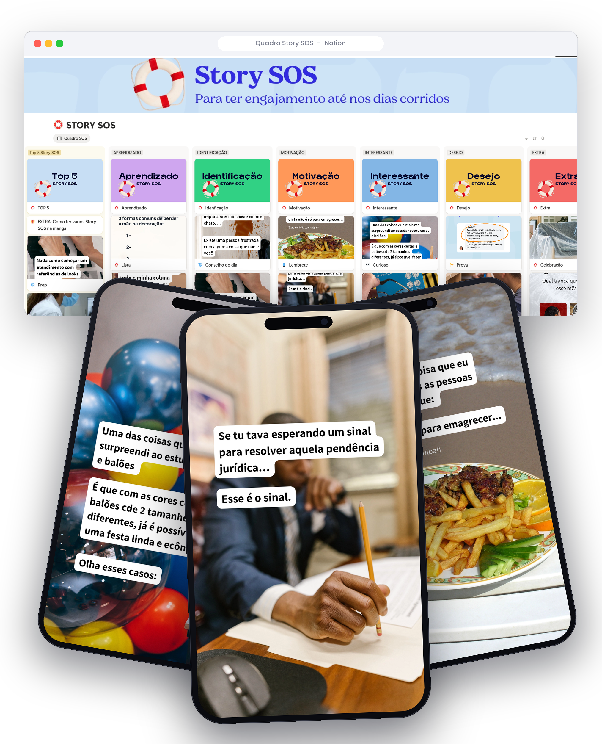 Quadro Story SOS