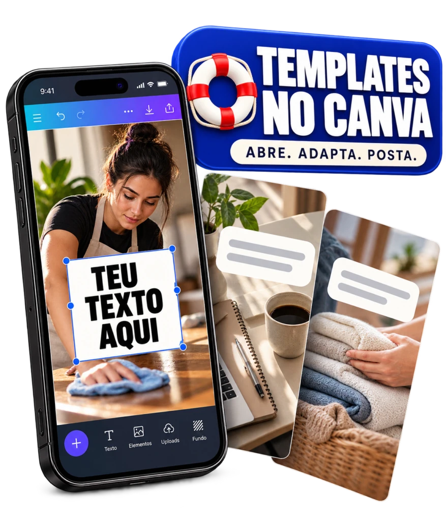Templates visuais de Stories no Canva